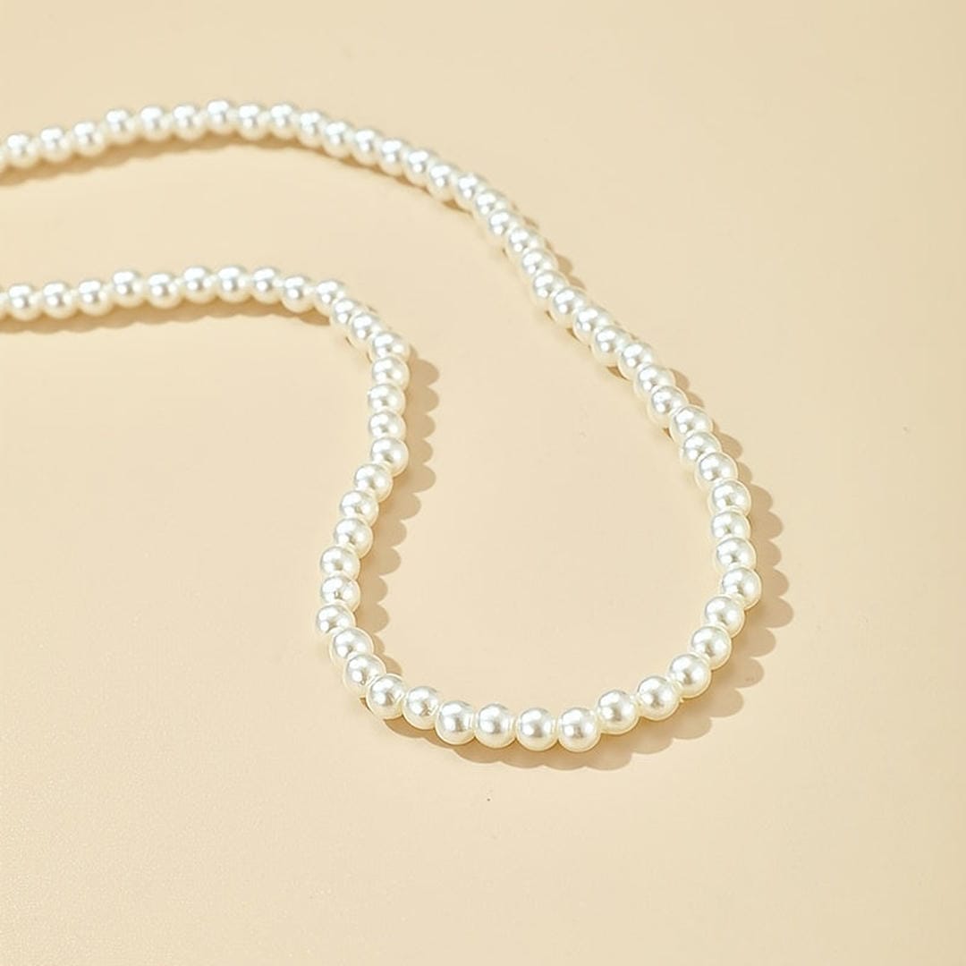 Colier choker cu perle în stil boem