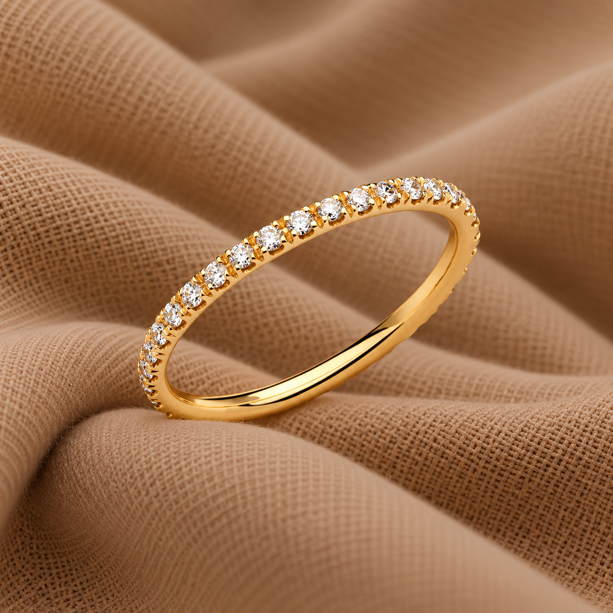 Melda – Inel eternity cu diamante