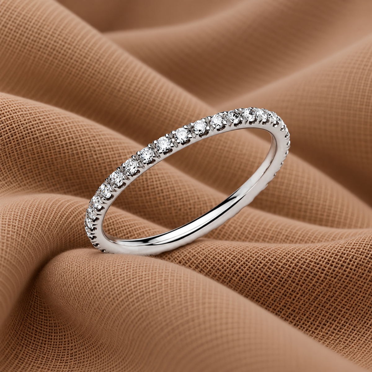 Melda – Inel eternity cu diamante