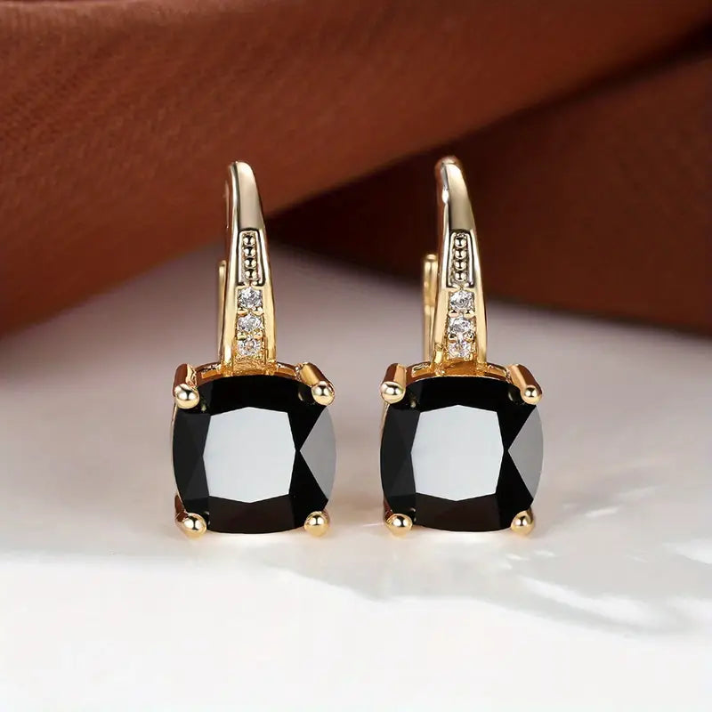 Piatră de safir mistică – Creole de culoare aurie
