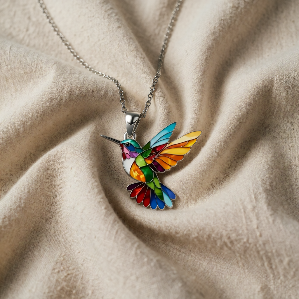 Pasăre colorată – Colier