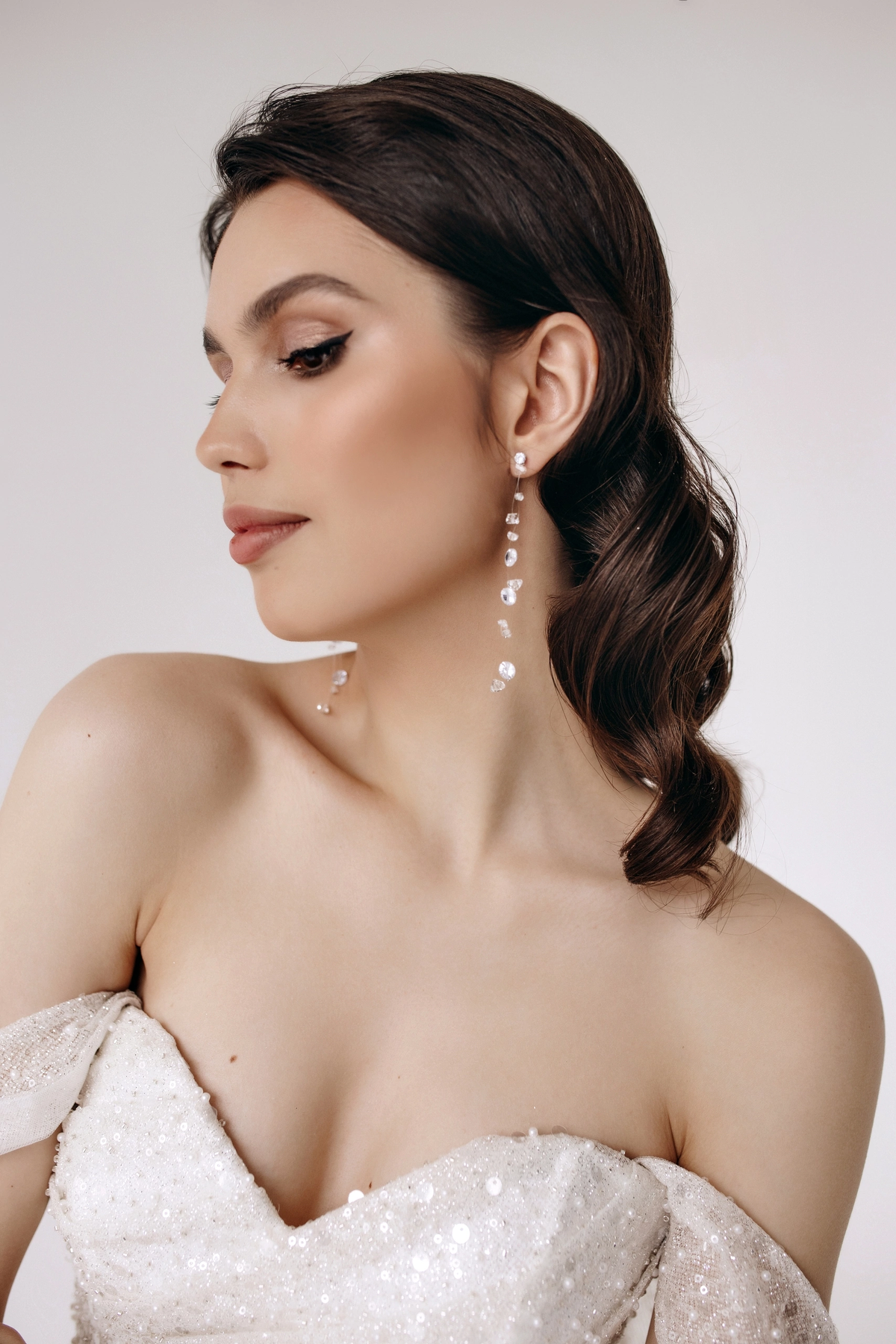 Lina – Cercei cu cristale plutitoare