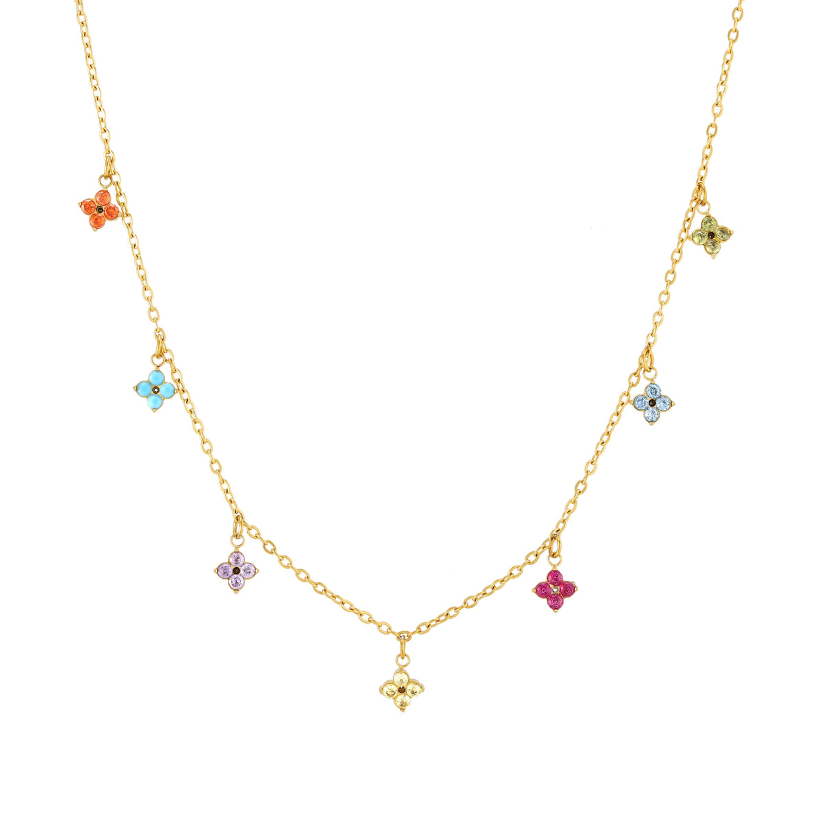 Palmira – Colier „Island Lights” cu pandantiv floare