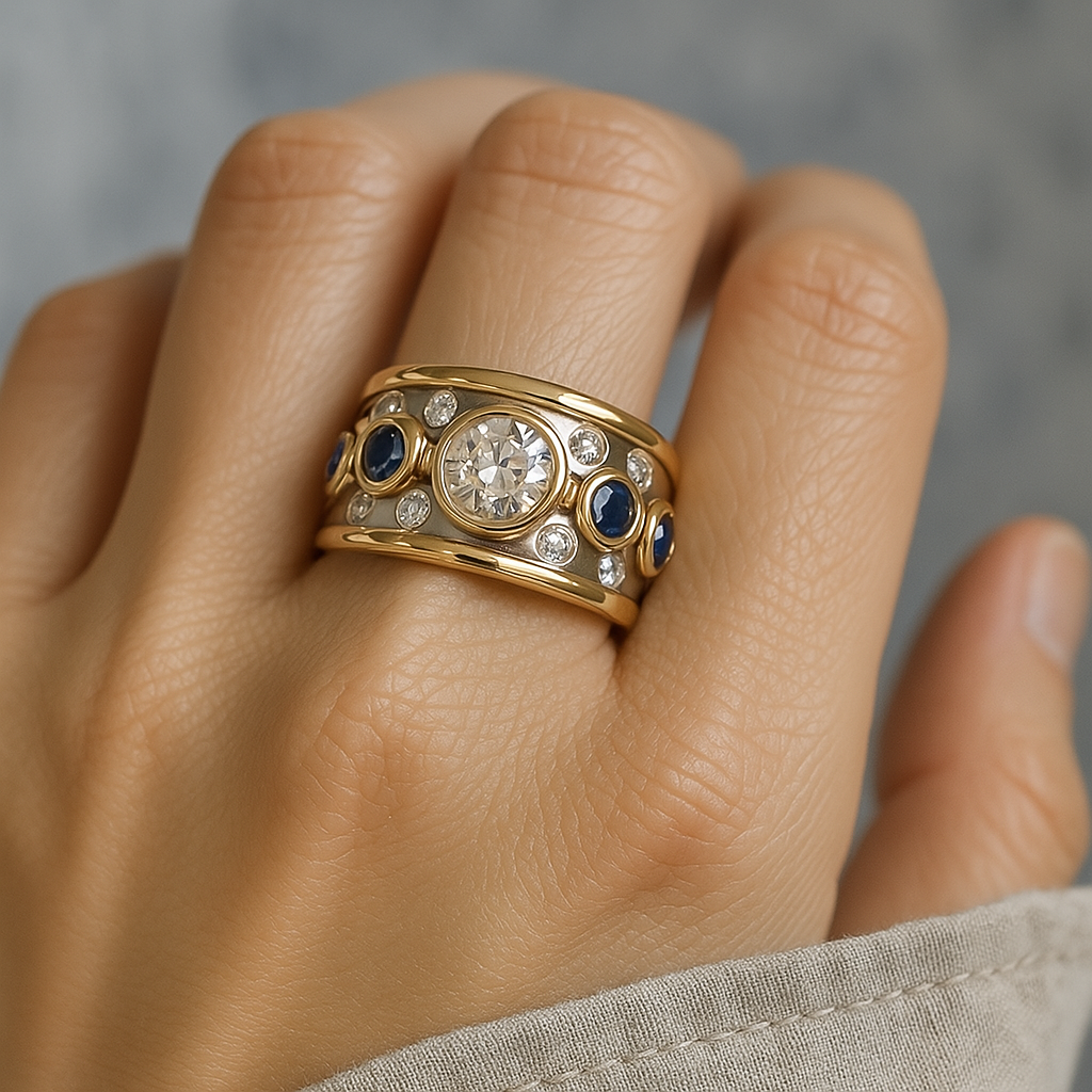 Barbara – Inel vintage cu zirconiu