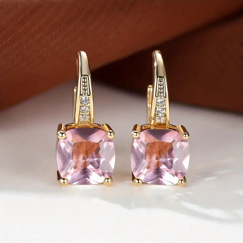 Piatră de safir mistică – Creole de culoare aurie