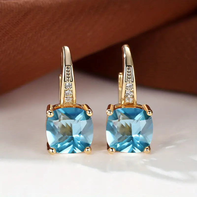 Piatră de safir mistică – Creole de culoare aurie