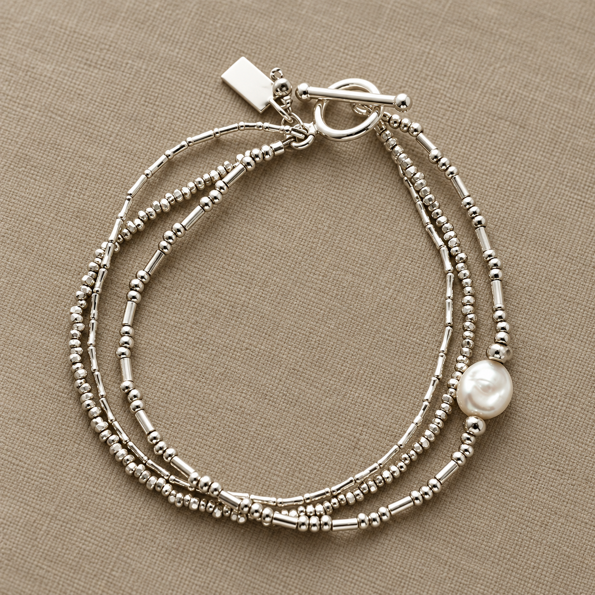 Odeta – Set de brățări vintage cu perle