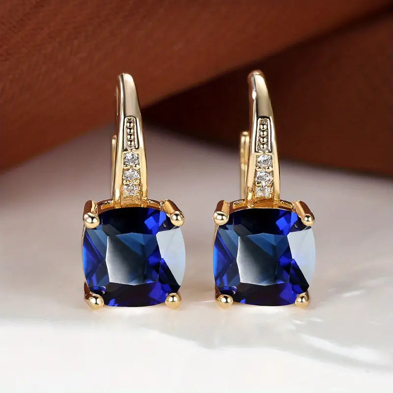 Piatră de safir mistică – Creole de culoare aurie