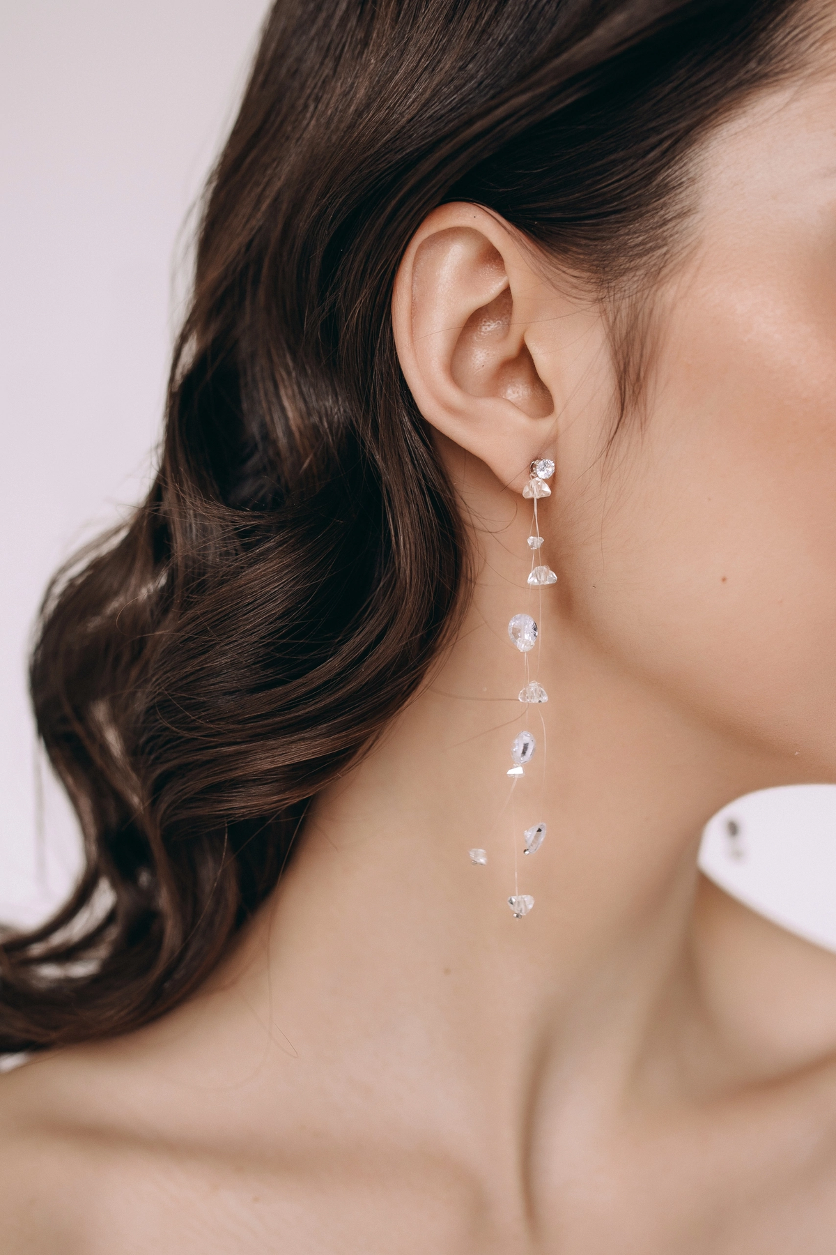 Lina – Cercei cu cristale plutitoare