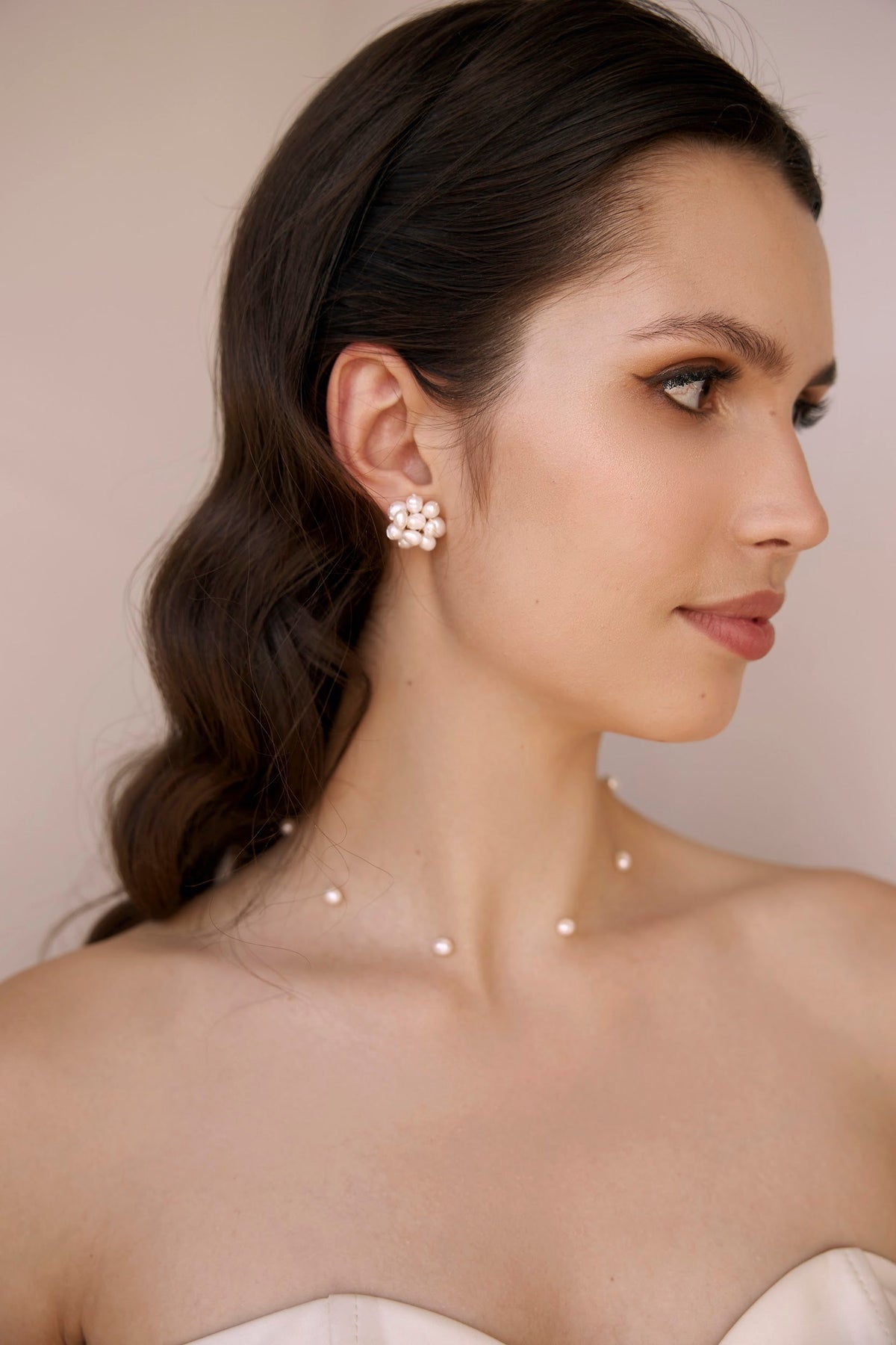 Liucija – Colier cu perle plutitoare