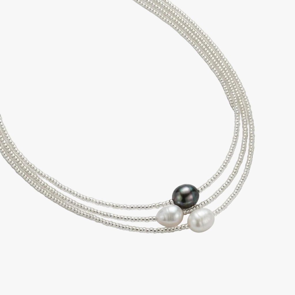 Perla eternității – Set de 3 coliere cu perle